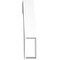 Ekena Millwork 3 1/2-in. W x 18-in. D x 18-in. H Legacy Architectural Grade PVC Knee Brace BRCP035X18X18LEC - alternate 5